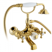 Смеситель для ванной Timo Nelson 1914Y-CR Gold