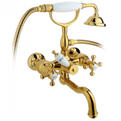 Смеситель для ванной Timo Nelson 1944Y-CR Gold