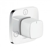 Запорный/переключающий вентиль Hansgrohe PuraVida белый/хром 15937400 внешняя часть