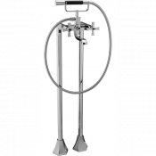 Смеситель для ванны/душа Cisal Cherie хром/черный матовый CX0042006T