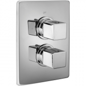 Смеситель термостатический для ванны Cisal Cubic хром CU01810021