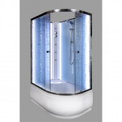 Душевая кабина Deto EM 4511 L N с LED-подсветкой и гидромассажем