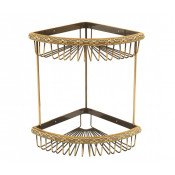 Полка угловая Lemark Jasmine LM6682B двухярусная