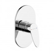 Смеситель встраиваемый в стену Bravat Drop (1-функц) PB84898CP-RUS