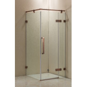 Душевой уголок Grossman Status ST-100RGQ розовое золото