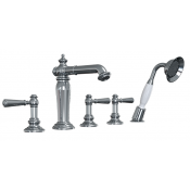 Смеситель на борт ванны Радомир Рейн хром 1-27-2-0-0-623