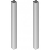 Комплект ножек декоративных Comforty 2 шт. (хром) к Т. Рим 60,80