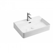 Раковина накладная WeltWasser Elbach 2173 белый глянец