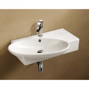 Раковина подвесная WeltWasser Aisbach 5093R правая белый глянец