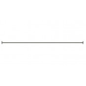 Карниз прямой Радомир для шторы на прямоугольную ванну 3м золото 1-12-3-0-0-995