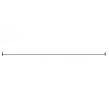 Карниз прямой Радомир для шторы на прямоугольную ванну 3м хром 1-12-2-0-0-995
