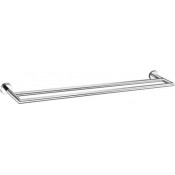 Держатель для полотенец двойной Nofer Line 16510.B глянец