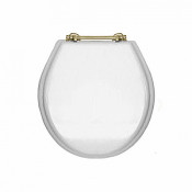 Сиденье с крышкой для унитаза Devon&Devon Rose 2IBSEBIARO белый