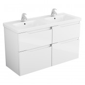 Тумба  с умывальником OWL 1975 Hella stor 120 белый лак 