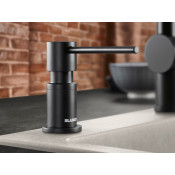 Дозатор для жидкого мыла Blanco Lato, черный матовый