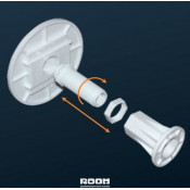Ножки для душевых поддонов TRS80, 90,100, TRP 100 (5 шт)WW TR TRLE