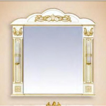 Зеркало Misty Барокко 100, цвет белый
