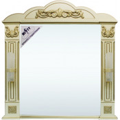 Зеркало Misty Барокко 120, цвет белый