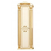 Пенал Misty Барокко 60, левый, цвет белый