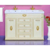 Тумба с раковиной Misty Roma 120 с 4 ящиками