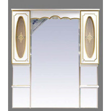 Зеркало-шкаф Misty Монако 120, цвет белый
