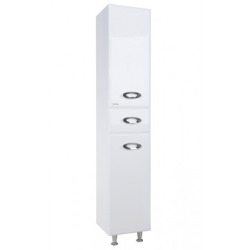 Пенал Bellezza Неаполь 35 L/R, напольный, цвет - белый, 35*190*35 см