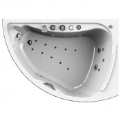 Ванна гидромассажная Радомир Альбена Chrome L/R, 168x120 см