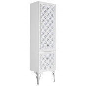 Пенал Vod-ok Елизавета 40/я напольный, белый