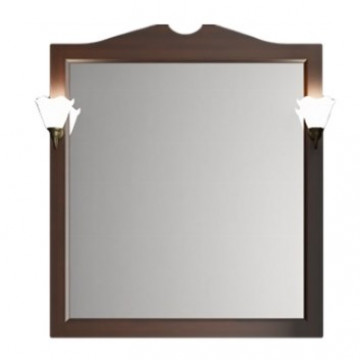 Зеркало со светильником Opadiris КАМА 75, орех антикварный