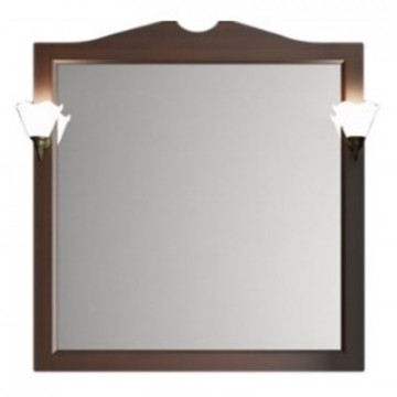Зеркало со светильником Opadiris КАМА 85, орех антикварный