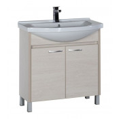 Тумба под раковину Aquanet Донна 80 белый дуб 169042+168864