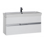 Тумба с раковиой Aquanet Виго 100 белый 183403+168784