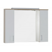 Зеркало-шкаф Aquanet Тиана 100 00172806, цвет светлый дуб