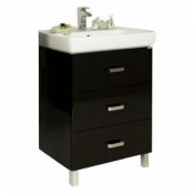 Тумба с раковиной Акватон Америна 60 М 1A1689K1AM950 черная