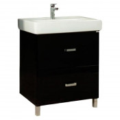 Тумба с раковиной Акватон Америна 60 Н 1A1692K1AM950 чёрная