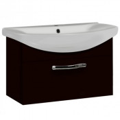 Тумба с раковиной Акватон Ария 65 1A1340K0AA950 черный глянец