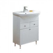 Тумба с раковиной Акватон Норма 65 1A0549K0NO010 белая