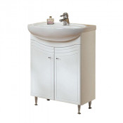 Тумба с раковиной Акватон Домус 65 1A0552K0DO010 белая