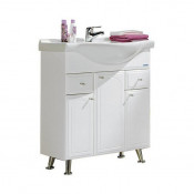 Тумба с раковиной Акватон Майами 75 1A0565K0MM010 белая