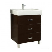 Тумба с раковиной Акватон Америна 70 М 1A1690K1AM430 тёмно-коричневая