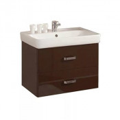 Тумба с раковиной Акватон Америна 80 1A1377K1AM430 темно-коричневая
