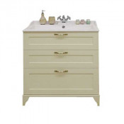 Тумба с раковиной Акватон Леон Н 80 1A1878K0LBPR0 дуб бежевый