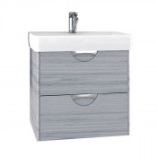 Тумба с раковиной Акватон Сильва 50 1A2117K1SIW60 дуб фьорд