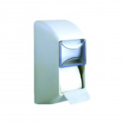 Диспенсер для туалетной бумаги двойной Nofer 05099.W белый