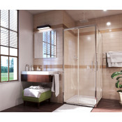 Душевой уголок WasserKRAFT Main 41S19 квадрат 100х100х200, с раздвижными дверьми