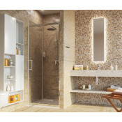 Душевая дверь WasserKRAFT Salm 27I27 поворотно-складная 80х200 см