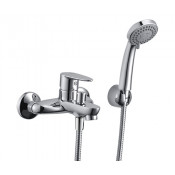 Смеситель WasserKRAFT LEINE 3501 для ванны и душа с коротким изливом, хром