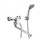 Смеситель WasserKRAFT LEINE 3502L для ванны и душа с длинным поворотным изливом 35 см, хром