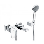 Смеситель WasserKRAFT ALLER 1061 для ванны и душа с коротким изливом, хром