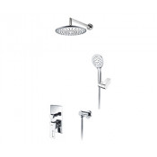 A14130 Встраиваемый комплект для душа WasserKRAFT с верхней душевой насадкой и лейкой